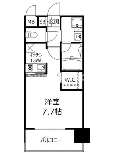 福岡県福岡市博多区築港本町【マンション】の間取り