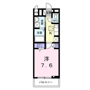 ヒカルサ明石硯町【2階】の間取り