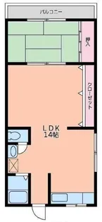 波賀ハイツ【3階】の間取り
