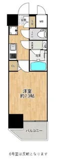 セオリー神戸クレール【7階】の間取り