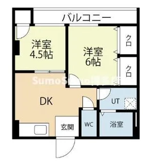 栄ビル県庁前【3階】の間取り