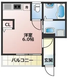 兵庫県神戸市灘区箕岡通1丁目【アパート】の間取り