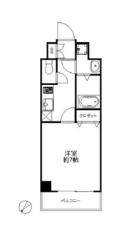 スワンズ新神戸ウィータ【8階】の間取り