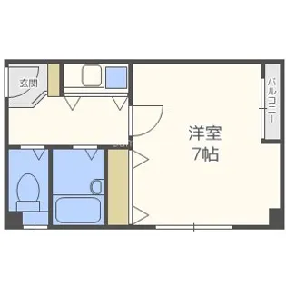 大阪府大阪市西区土佐堀1丁目【マンション】の間取り