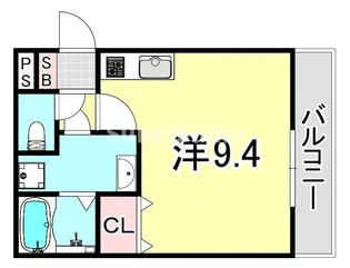 コージープレイス尼崎【1階】の間取り