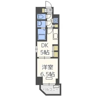 大阪府大阪市西区江戸堀3丁目【マンション】の間取り
