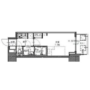 大阪府大阪市中央区南久宝寺町1丁目【マンション】の間取り