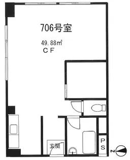渋谷コープ【7階】の間取り