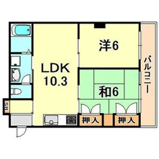 ゴールドクレスト垂水【1階】の間取り