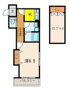 兵庫県神戸市長田区片山町3丁目【アパート】の間取り