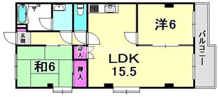 甲東ライフ【2階】の間取り