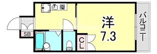 兵庫県神戸市兵庫区入江通2丁目【マンション】の間取り