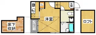 ベネフィスタウン井尻2【1階】の間取り