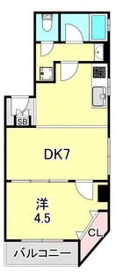 大桝マンション【4階】の間取り