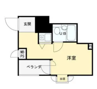 ライオンズマンション神戸【8階】の間取り