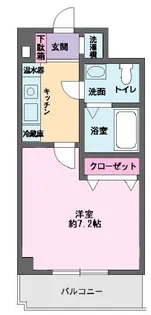 モリタハイツ【1階】の間取り