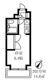 グランドパレス東北沢【2階】の間取り