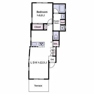 Shirokanedai3【1階】の間取り