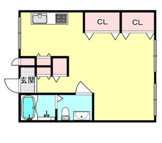 兵庫県西宮市上甲子園5丁目【マンション】の間取り