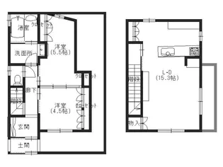 兵庫県神戸市須磨区須磨寺町2丁目【一戸建】の間取り