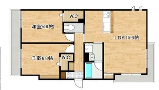 ア・ライヴ本山【2階】の間取り