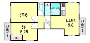 R'S COURT【3階】の間取り