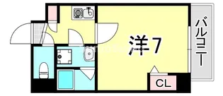 大阪府大阪市西区本田3丁目【マンション】の間取り
