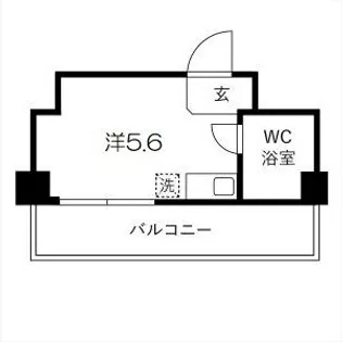 コスモプラザ三宮【8階】の間取り