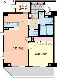 エスティメゾン代沢【2階】の間取り