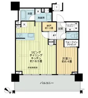 兵庫県神戸市中央区新港町【マンション】の間取り