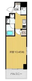 プレジール靭公園【9階】の間取り