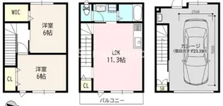 La Luce OSAKA Ovestの間取り