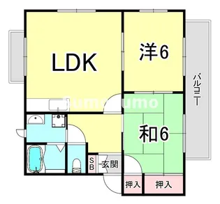 兵庫県尼崎市武庫町3丁目【タウンハウス】の間取り