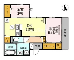 兵庫県西宮市甲子園口4丁目【アパート】の間取り