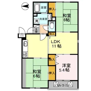 兵庫県神戸市兵庫区平野町天王谷東服山【アパート】の間取り
