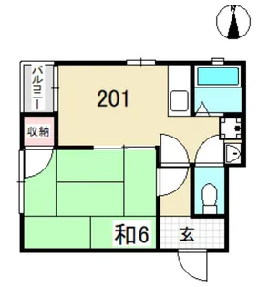 ラペル大塚【2階】の間取り