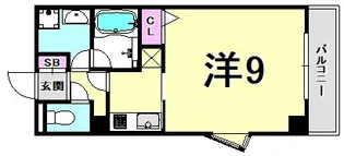兵庫県神戸市兵庫区駅南通2丁目【マンション】の間取り