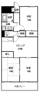 3LDKの間取り画像