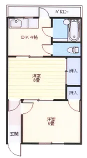 カーサ西山町【3階】の間取り