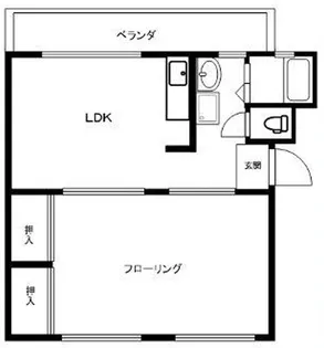 兵庫県神戸市兵庫区塚本通6丁目【マンション】の間取り