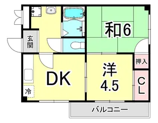 パル・コート甲子園口【2階】の間取り