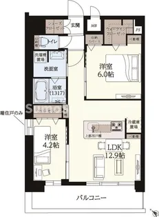 ギャラクシー南福岡駅前【10階】の間取り