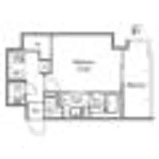 GENOVIA神戸湊川公園【4階】の間取り