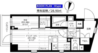 グランドコンシェルジュ三宿アジールコート【1階】の間取り