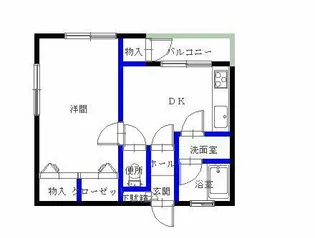 エターナルⅡ【1階】の間取り