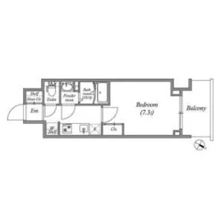 GENOVIA神戸湊川公園【9階】の間取り