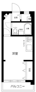 コーポ大岡山【6階】の間取り