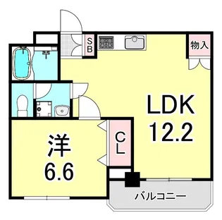 兵庫県西宮市甲子園網引町【マンション】の間取り