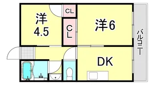 マンション藤【3階】の間取り