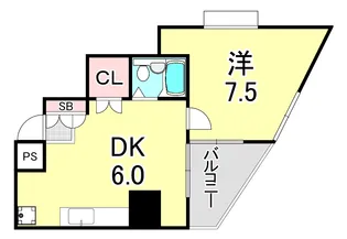 NOBSON西明石【8階】の間取り